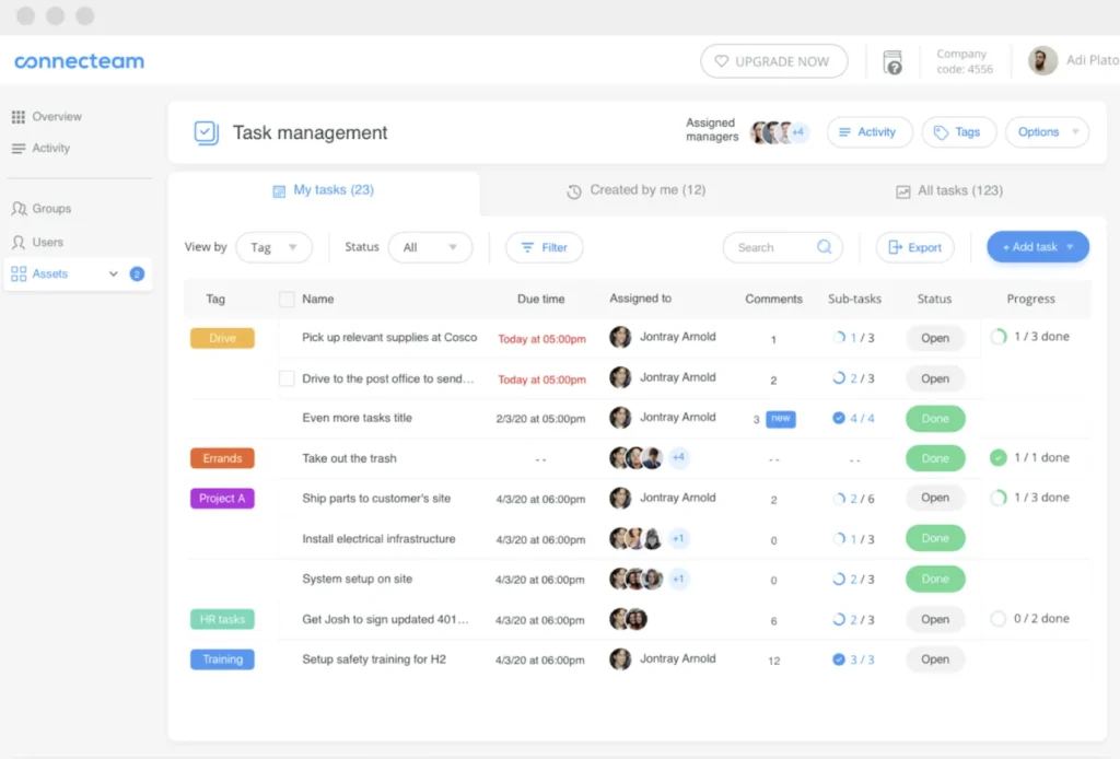 Connecteam Task Management