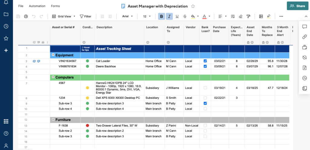 Smartsheet Project Management