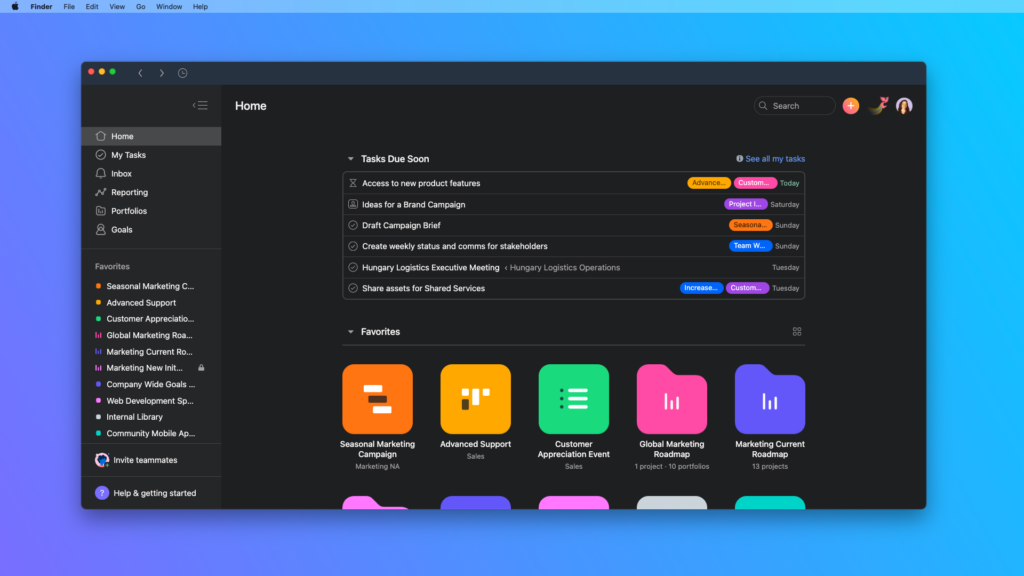 Asana Desktop