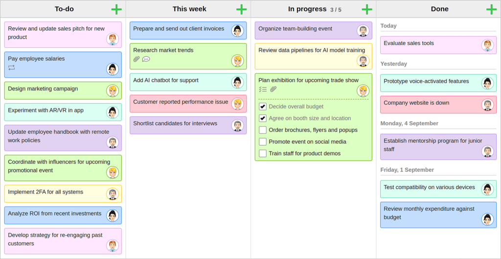 KanbanFlow Board