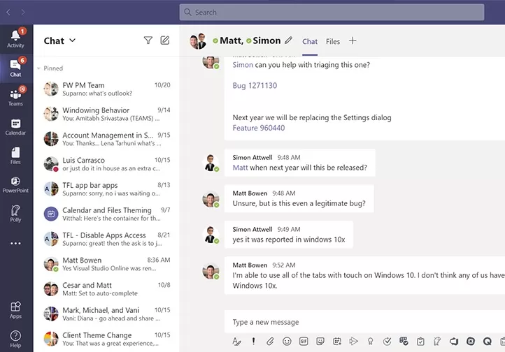 Microsoft Teams Home