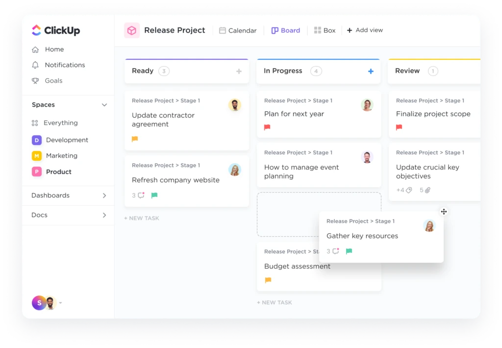 Clickup Kanban